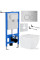 Унитаз подвесной Roxen StounFix Slim 513314