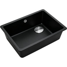 Кухонная мойка ZorG Fast 56 Premium black metallic