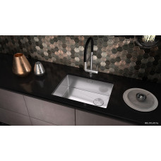 Кухонная мойка ZorG Zerox 59 U / IF Side SF Steel