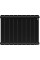 Биметаллический радиатор Royal Thermo Infinity 500 Noir Sable (9 секций)