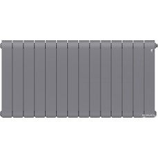 Биметаллический радиатор Royal Thermo Infinity 500 Silver Satin (14 секций)