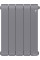 Биметаллический радиатор Royal Thermo Infinity 500 Silver Satin (5 секций)