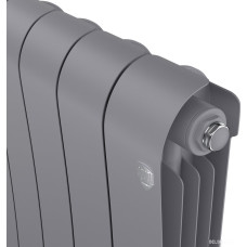 Биметаллический радиатор Royal Thermo Infinity 500 Silver Satin (7 секций)