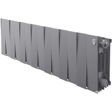 Биметаллический радиатор Royal Thermo PianoForte 200 Silver Satin (14 секций)