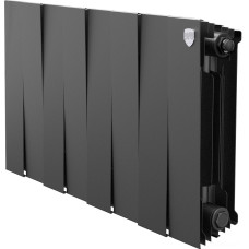 Биметаллический радиатор Royal Thermo PianoForte 300 Черный - 8 секций