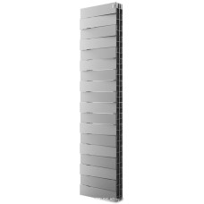 Биметаллический радиатор Royal Thermo PianoForte Tower 300 Silver Satin (18 секций)