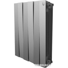 Биметаллический радиатор Royal Thermo PianoForte 500 Silver Satin (6 секций)