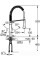 Смеситель Grohe K7 DN 15 31379A00 (темный графит)