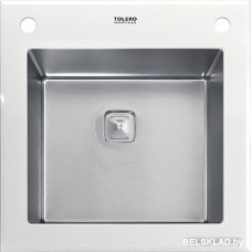 Кухонная мойка Tolero Ceramic glass TG-500 (белый)