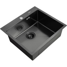 Кухонная мойка ARFEKA AF 550*505 Black PVD Nano