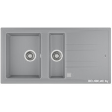 Кухонная мойка TEKA Stone 60 B-TG 1/2B 1D (серый металлик)