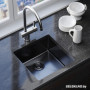 Кухонная мойка Mixline 547228 (черный графит, 3 мм)