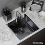 Кухонная мойка Mixline 547230 (черный графит, 3 мм)