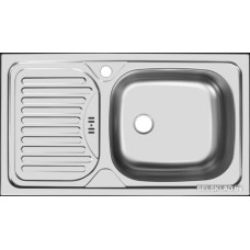Кухонная мойка Ukinox Классика CLL760.435 GW6K 1R (с сифоном)