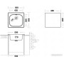 Кухонная мойка Ukinox Спектр SPM500.500-GT6K-C