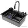 Кухонная мойка ARFEKA ECO AR 680*450 Black PVD Nano