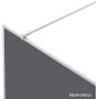 Душевая стенка Benetto BEN-601_SL_T 125x220 (тонированное стекло/серебристый)