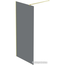 Душевая стенка Benetto BEN-602_GD_T 100x200 (тонированное стекло/золотистый)