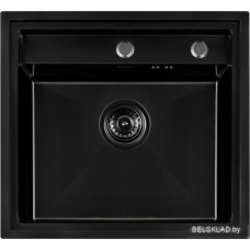 Кухонная мойка ARFEKA AF 520*490 Black PVD Nano