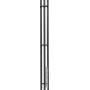 Полотенцесушитель Granula Квадро Вертикаль 15х150 (терморегулятор с таймером, черный)