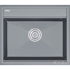 Кухонная мойка Paulmark Stepia-590 PM115951-GRM (серый металлик)