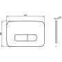 Панель смыва Ideal Standard ProSys Oleas M3 (белый) R0123AC