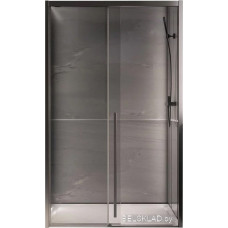 Душевая дверь Veconi 120x200 PTD30-GR-120-01-C4 (стекло прозрачное/брашированный графит)