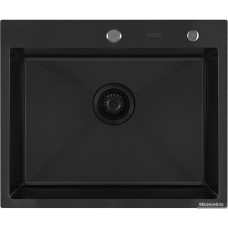 Кухонная мойка ARFEKA Eco AR 600*500 Black PVD Nano Decor