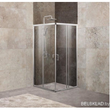 Душевой уголок BelBagno UNIQUE-A-2-85/100-C-Cr (прозрачное стекло)