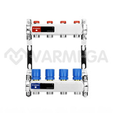 Запорная арматура Varmega Коллекторная группа для отопления ВР 1", на 4 контура 3/4" EK VM15504