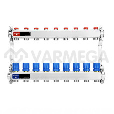 Запорная арматура Varmega Коллекторная группа для отопления ВР 1", на 9 контуров 3/4" EK VM15509