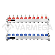 Запорная арматура Varmega Коллектор для теплого пола с расходомерами VM15110 ВР 1"