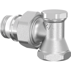 Вентиль на обратную подводку DN15 (1/2"НР x 1/2"ВР), угловой,HuchEntec HE10382