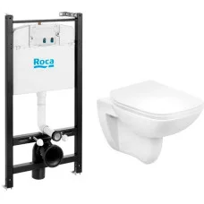 Унитаз подвесной Roca Debba Pack 893104970