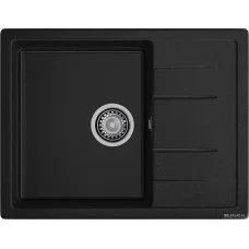 Кухонная мойка GranFest Quadro 650L (черный)