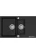 Кухонная мойка Aquasanita Tesa SQT151AW (black metallic 601)