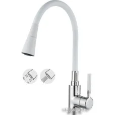 Смеситель Ledeme L4199-3 (хром/белый)