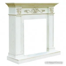 Портал Smolcom Verona Corner STD-ASP (белый дуб, патина золото)
