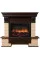 Портал Firelight Forte 25U (угловой, камень бежевый/шпон темный дуб)
