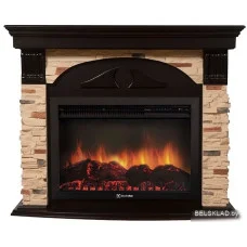 Портал Firelight Torre 25S (камень сланец натуральный/шпон венге)