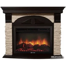 Портал Firelight Torre 25S (камень слоновая кость/шпон венге)