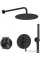 Душевая система Ideal Standard Ceraline Black SetA6939XG-2