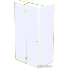 Душевой уголок Benetto BEN-103_GD_M 120x90x220 (матовое стекло/золотистый)