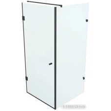 Душевой уголок Benetto BEN-105_BL_M 100x100x220 (матовое стекло/черный)