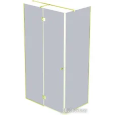 Душевой уголок Benetto BEN-107_GD_T 100x100x220 (тонированное стекло/золотистый)