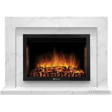 Портал Firelight Simple 25 (белый мрамор)