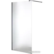 Душевая стенка Saniteco Walk-In SN-W6MB80 (80x200, матовое стекло, черный профиль)
