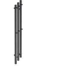 Полотенцесушитель Маргроид Ferrum Inaro 3 Cascade СНШ профильный 120*6*12 Черный матовый, скрытого монтажа, таймер справа